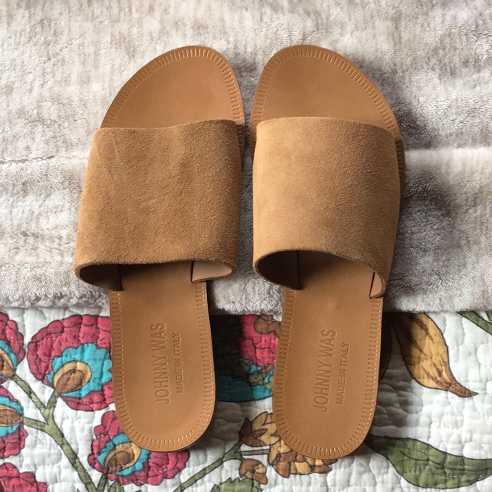 Johnny Was suede sandals